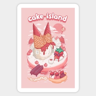 Cake Island Sticker